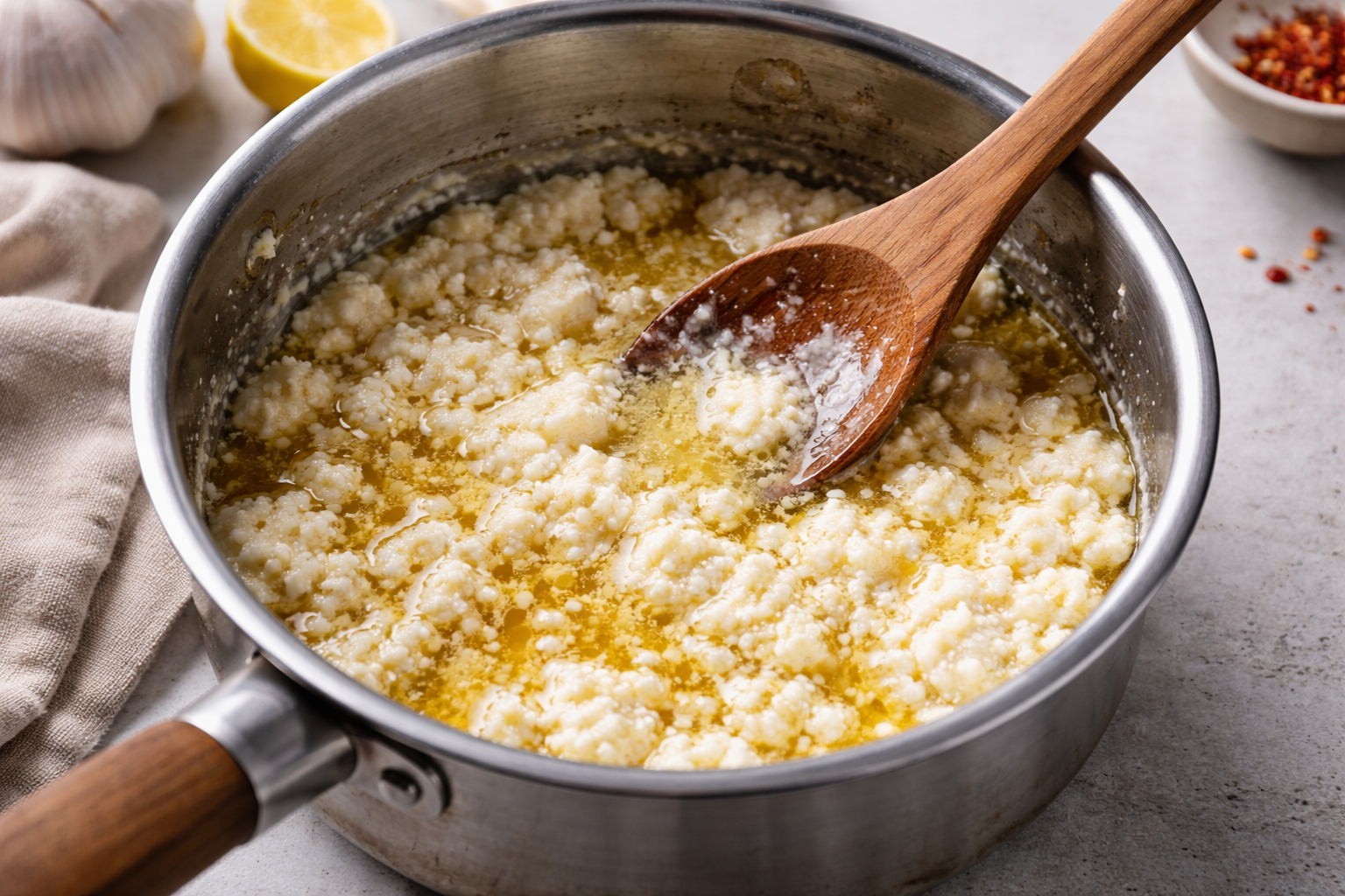 Kesilmiş sos örneği