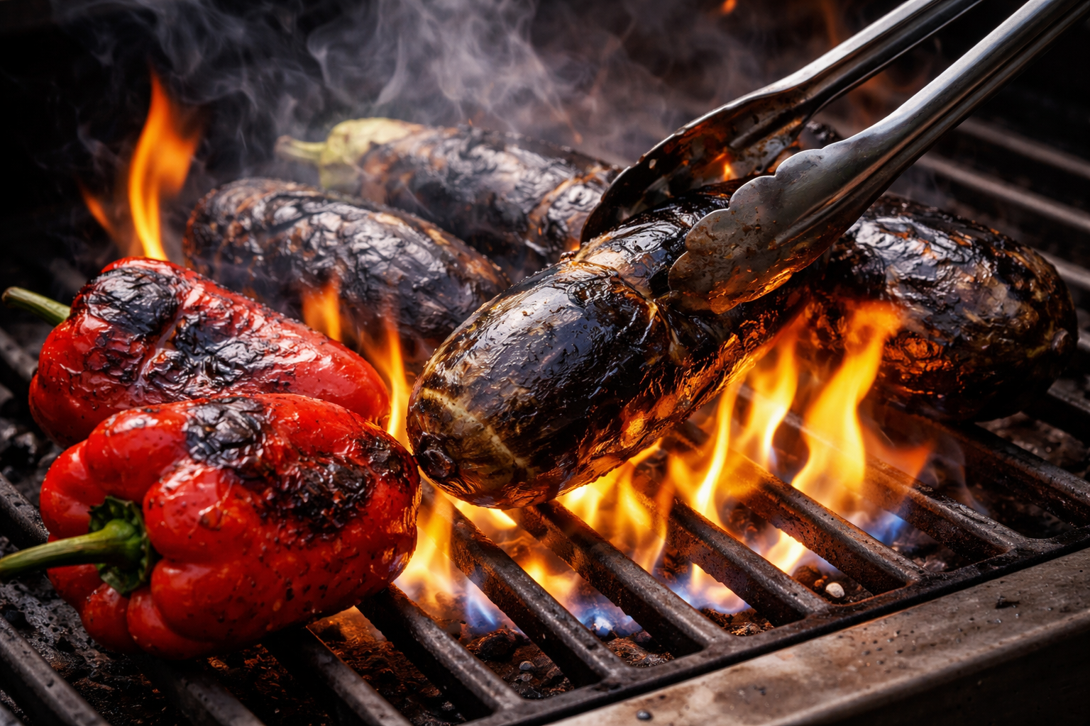 Közleme ile dumanlı lezzet oluşturma