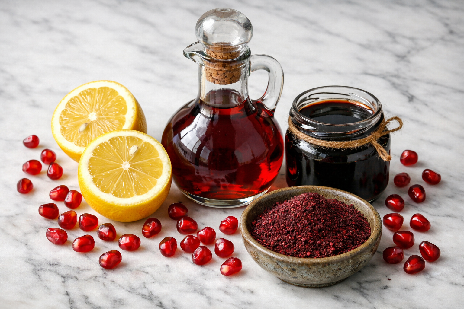 Limon, sirke ve nar ekşisi gibi asit kaynakları