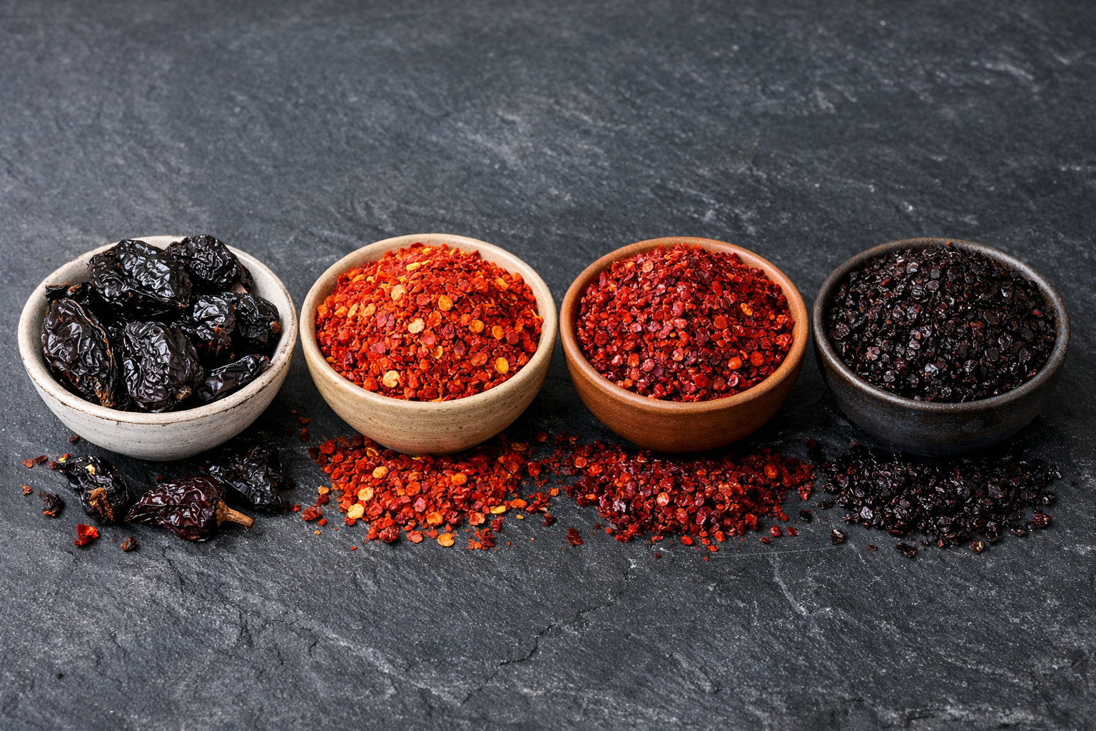 Farklı pul biber çeşitleri