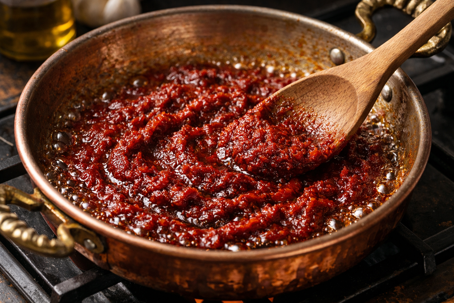 Salça kavurma aşaması