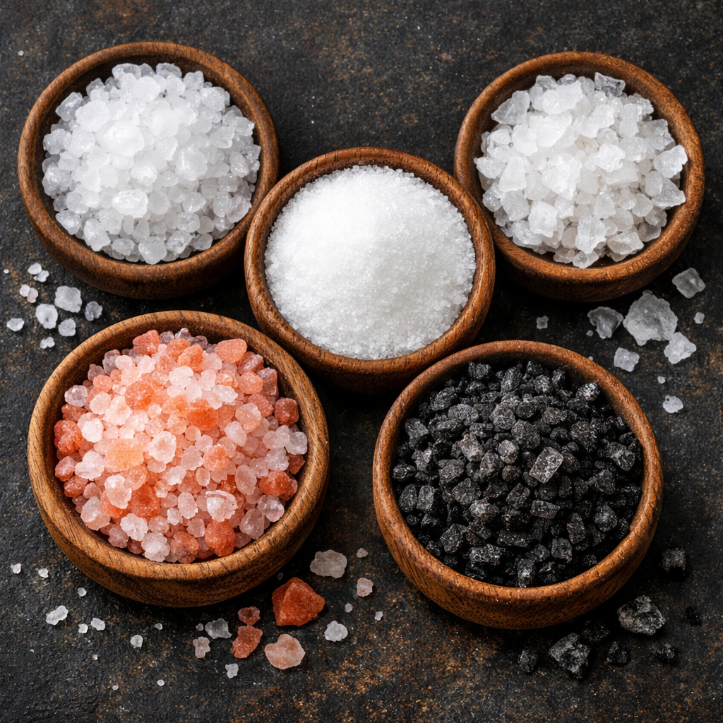 Farklı tuz çeşitleri ve yapıları